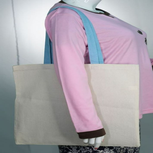 Bolso de hombro de lona suave de alta calidad para mujer, bolso grande para compras, libros para estudiantes, billetera de tela de algodón para niñas - Product Image 3