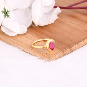 925 plata esterlina sólida Rosa Jade hecho a mano diseñador amarillo chapado en oro ajustable joyería mujer regalo anillo joyería personalizada - Product Image 2