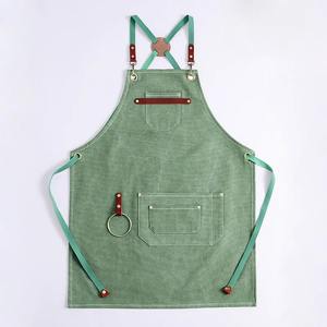 Custom <b>Adults</b> Cleaning Heavy Duty Waterproof <b>Apron</b> High Quality Advanced Cotton Canvas Kitchen <b>Apron</b> - Product Image 2