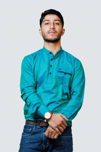 Excelente calidad Proveedor indio Vintage Casual Mezcla de algodón verde Camisas de manga larga Cuello de botón Cremallera Primavera Impreso - Product Image 3