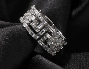 Hip Hop Ring VVS <b>Moissanite</b> 925 Silver Unisex Iced Out <b>Jewelry</b> for Party & Wedding Customizable Design From India - Product Image 4