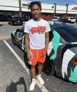 Conjunto de Camiseta y Pantalones Cortos Personalizados con Logotipo para Hombre, Conjunto de Dos Piezas de Verano, Camiseta Gruesa de Manga Corta con Pantalones Cortos Deportivos, Camisetas Personalizadas para Hombre - Product Image 4