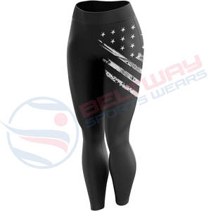 Leggings de fitness pour femmes OEM taille haute personnalisés nouveau style de leggings imprimés par sublimation pour la salle de sport - Product Image 6