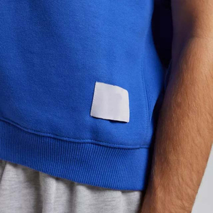 Camisetas con Capucha sin Mangas de Color Azul, Ropa Deportiva para Gimnasio, Ropa para Hombre, Tallas Grandes, Camisetas con Capucha Transpirables en Venta, Talla OEM - Product Image 4