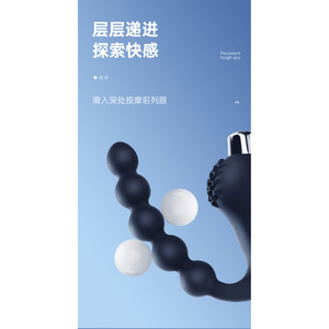 Perles anales vibrantes pour hommes, fonctionnant sur piles, 400 unités par boîte - Product Image 3