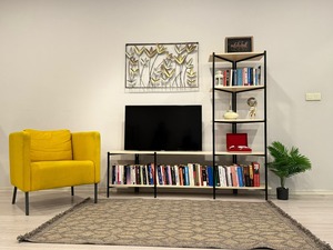 Gran oferta 2025, muebles modernos Monodi para el hogar, soporte de TV de Metal grande, organizador de 5 capas, plegable, duradero, portátil, para sala de estar - Product Image 2
