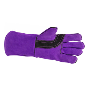 Service personnalisé de sécurité au travail Gants de main de soudage en cuir de mouton résistants à l'usure Gants de soudage pour le travail du cuir - Product Image 6