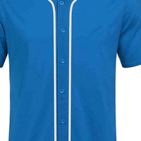 Ropa deportiva de béisbol americana para hombre personalizada Nueva camiseta de equipo de béisbol en blanco