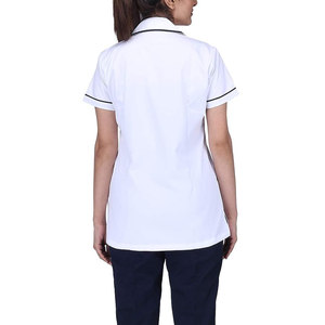 Uniformes médicos de hospital de manga corta con logotipo personalizado para mujer, traje de enfermería unisex de alta calidad - Product Image 5