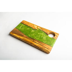 เขียงไม้เรซินทรงสี่เหลี่ยมผืนผ้าเขียงหั่นผักสำหรับห้องครัวดีไซน์แบบน้ำ - Product Image 4