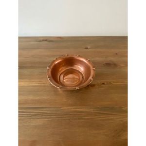 Bol en cuivre élégant pour la décoration de la cuisine et le service des aliments, ajoutant un charme rustique et chaleureux à toute pièce ou à toute table, décoration quotidienne - Product Image 3