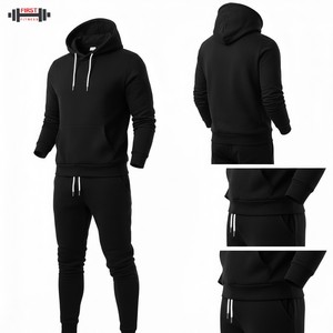 Nouveau à la mode fantaisie unisexe hiver Offre Spéciale lavé à l'acide 100% coton polaire à capuche survêtement vêtements de rue hommes pierre lavage sueur - Product Image 4
