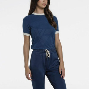 Camiseta de Mujer de Último Diseño 2025, Camiseta de Algodón Informal de Buena Calidad para Mujer en Venta - Product Image 5