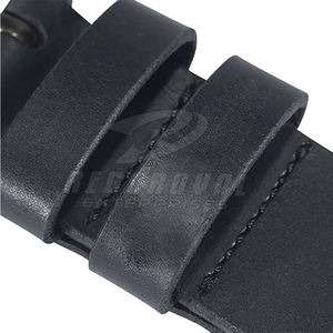 Ceinture à outils en cuir réglable pour le travail | Ceinture en cuir de vachette durable avec boucles rivetées - Product Image 2