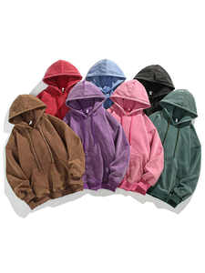 เสื้อกันหนาวมีฮู้ดแบบวินเทจมี100% ผ้าฝ้ายขนแกะนุ่มซับและพิมพ์ลาย3D ขนาดใหญ่สำหรับฤดูหนาวรุ่นปรับปรุง - Product Image 6