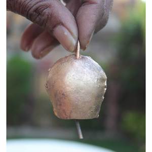 Wholesale Lot of Recycled Iron Dome <b>Bells</b> 1.75 Inches Height Antique Rustic Finish Loud Sound Christmas Decorations - Product Image 4