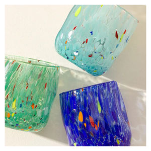 Vasos de Vidrio de Murano Italiano de Alta Calidad, Juego de Vasos de Colores Hechos a Mano para Bebidas y Entretenimiento - Product Image 4