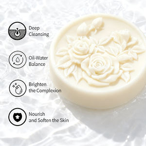 סיטונאי תווית פרטי הבהרה טבעי קולגן משי חלב סבון בסיס הלבנה עלה סבון גילוף - Product Image 4