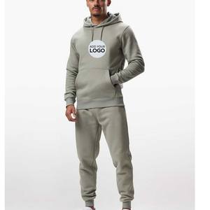 Survêtements pour hommes 2 pièces survêtements décontractés à manches longues ensemble sweat à capuche et pantalon de survêtement athlétique jogging - Product Image 2