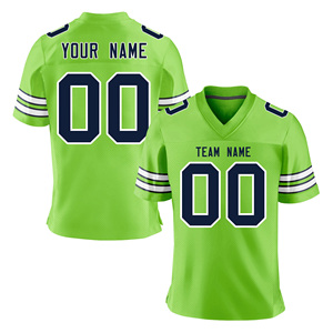 2025 Diseño personalizado Camiseta de fútbol americano Venta al por mayor de secado rápido Transpirable Mejor diseño Camiseta de fútbol americano - Product Image 1