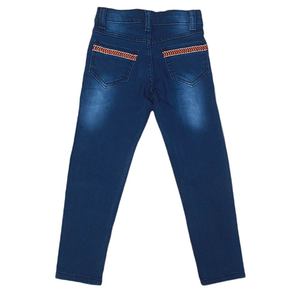 Pantalon en jean brodé pour filles - Bleu - Product Image 3
