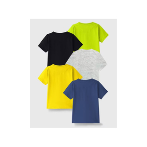 T-shirt pour homme uni à manches courtes, coupe classique, décontracté, confortable, respirant, léger, mode quotidienne, streetwear - Product Image 2