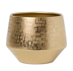 Vente chaude Décor minimal Vase à fleurs rond Décoration intérieure de luxe doré pour la maison, le bureau et l'hôtel Design unique - Product Image 2