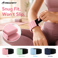 Bracelets lestés en fer avec logo personnalisé, poids unisexes en silicone pour poignets et chevilles 1 lb 2 lb, réglables, écologiques, prix de gros