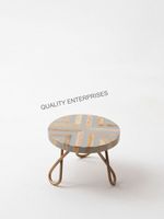 Support à gâteau rond en os incrusté, fait main, écologique, de qualité supérieure, outils pour gâteaux