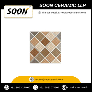 Baldosa de Porcelana Vitrificada para Estacionamiento Exterior, Diseño Rústico, Antideslizante, Antibacteriana, Resistente a los Ácidos, 30 x 30 cm, para un Estacionamiento Seguro y Duradero - Product Image 3