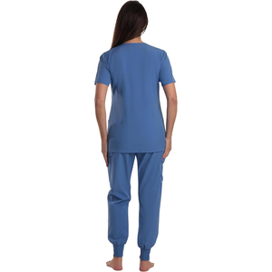 Veste d'été unisexe à manches courtes Costume d'allaitement personnalisé de haute conception pour les patients Uniformes hospitaliers du personnel hospitalier - Product Image 2