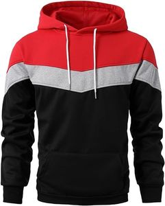 Sudadera con Capucha Estilo Urbano 100% Algodón, Última Llegada, Tinte Liso, para Hombre, Uso Casual - Product Image 5