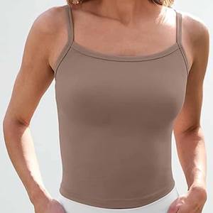 Prêt à expédier à la mode été évider sans manches Sexy blanc décontracté culture débardeurs pour les femmes faites par la robe de sport - Product Image 4