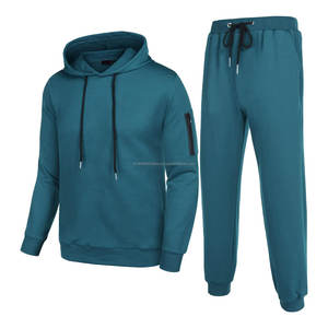 Ensemble de vêtements de sport pour hommes, veste à capuche personnalisée avec pantalon de jogging ajusté, survêtement léger, design personnalisé pour hommes - Product Image 6