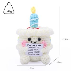 Bambola di Torta di Compleanno Fatta a Mano all'Uncinetto, Energia Positiva, Carina e Resistente, Decorazioni per Feste di Compleanno di Alta Qualità - Product Image 4