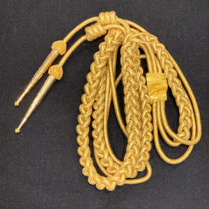 Meilleure Aiguillette de haute qualité Accessoires d'uniforme personnalisés Aiguillette d'épaule de cérémonie personnalisée - Product Image 2