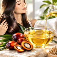 100% Minyak Nabati Murni dan Alami Minyak Babassu Alami Vegan Herbal Pelembab Elastisitas Perawatan Kulit Pengencang untuk Rambut dan Kulit