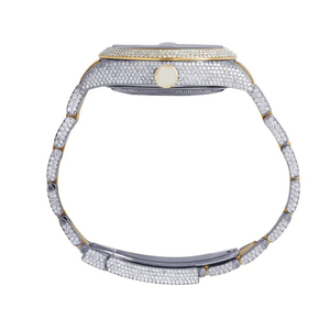 นาฬิกาหรู VVS มอยส์ซาไนต์ กลไกอัตโนมัติ สแตนเลสสตีล หน้าปัดกระจก แสดงวัน/วันที่ สำหรับผู้ชายและผู้หญิง - Product Image 5