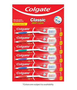Brosse à dents Colgate Classic Deep Clean - Douce pour les gencives, 100% originale - Product Image 5
