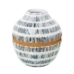 Vases MOP de mélange de rotin de conception de luxe fabriqués à la main pour la décoration intérieure de luxe de haute qualité et bon prix de gros du Vietnam - Product Image 4