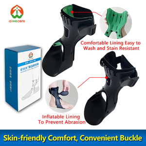 Órtesis de Pie de Polipropileno Aiwecare - Soporte de Alineación de Tobillo para Pie Caído y Debilidad Neurológica, Negro, Certificado CE - Product Image 5