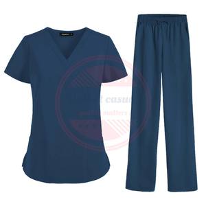 แพทย์ผู้หญิงชุดขัดแขนสั้นซิปชุดพยาบาลชุดเครื่องแต่งกายทันตกรรมทางการแพทย์ - Product Image 5