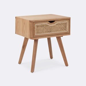 Gabinete bohemio moderno de ratán de madera natural, muebles para el hogar hechos a mano de alta calidad para dormitorio, cabecera, apartamento, sala de estar - Product Image 4