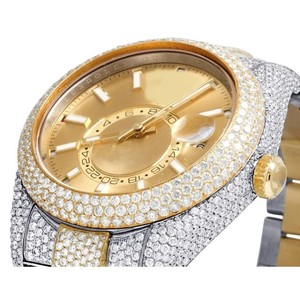Relojes mecánicos personalizados totalmente Iced Out Diamond Watch IGI certificado chapado en oro VVS Moissanite reloj de diamantes para hombres y mujeres - Product Image 3