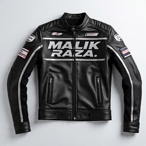 Chaqueta de motorista de cuero con diseño y tamaño personalizado | Servicio de etiqueta privada - Product Image 2