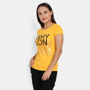 Camiseta de algodón de gran tamaño de verano para mujer de alta calidad Camiseta informal de manga corta de color sólido - Product Image 2