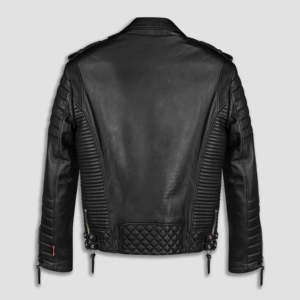 Chaqueta de Cuero para Motociclista, Estilo Casual, Ajustada, Elegante, Negra, Personalizada, de Alta Calidad OEM, Venta Caliente, para Hombre, 2026 - Product Image 5