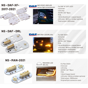 LED Corner Light Conversion Kit for DAF XF 2017-2021 Truck DRL Modules Amber <strong>Luces</strong> De Rejilla Delantera Led Para Camion - Product Image 3
