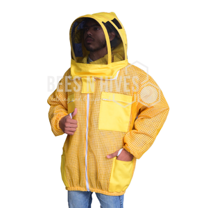 Uniforme de apicultor ventilado, tela de malla de 3 capas a prueba de abejas de la mejor calidad con velo personalizado, chaqueta ventilada estándar - Product Image 2