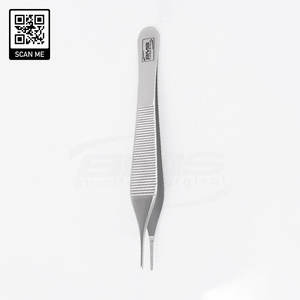 Pinzas Dentadas Adson de 125 mm, Pinzas Quirúrgicas Manuales de Acero Inoxidable Alemán, Pinzas de Disección para Cirugía Plástica y Dermatología - Product Image 2
